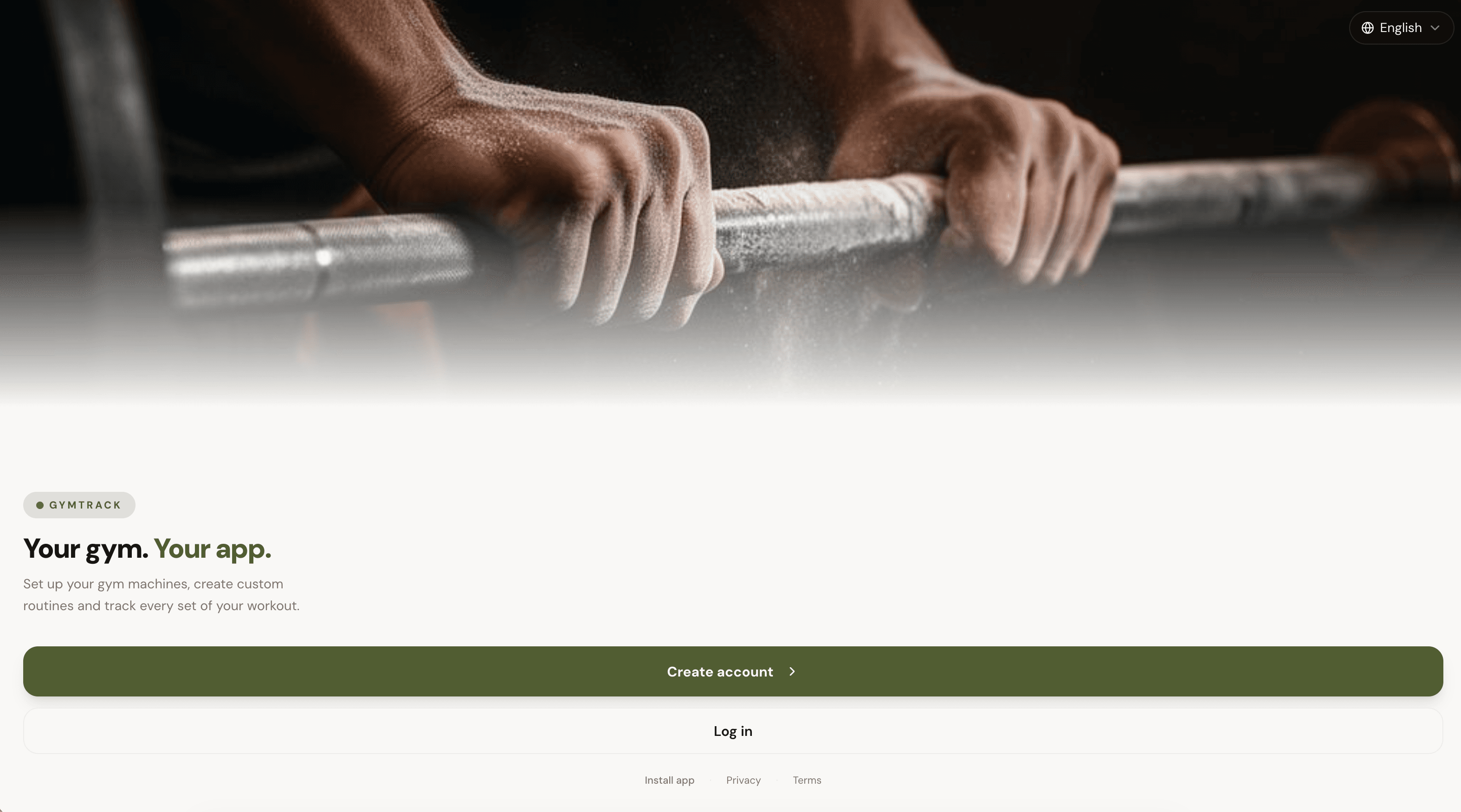 SETR Gym Tracker screenshot