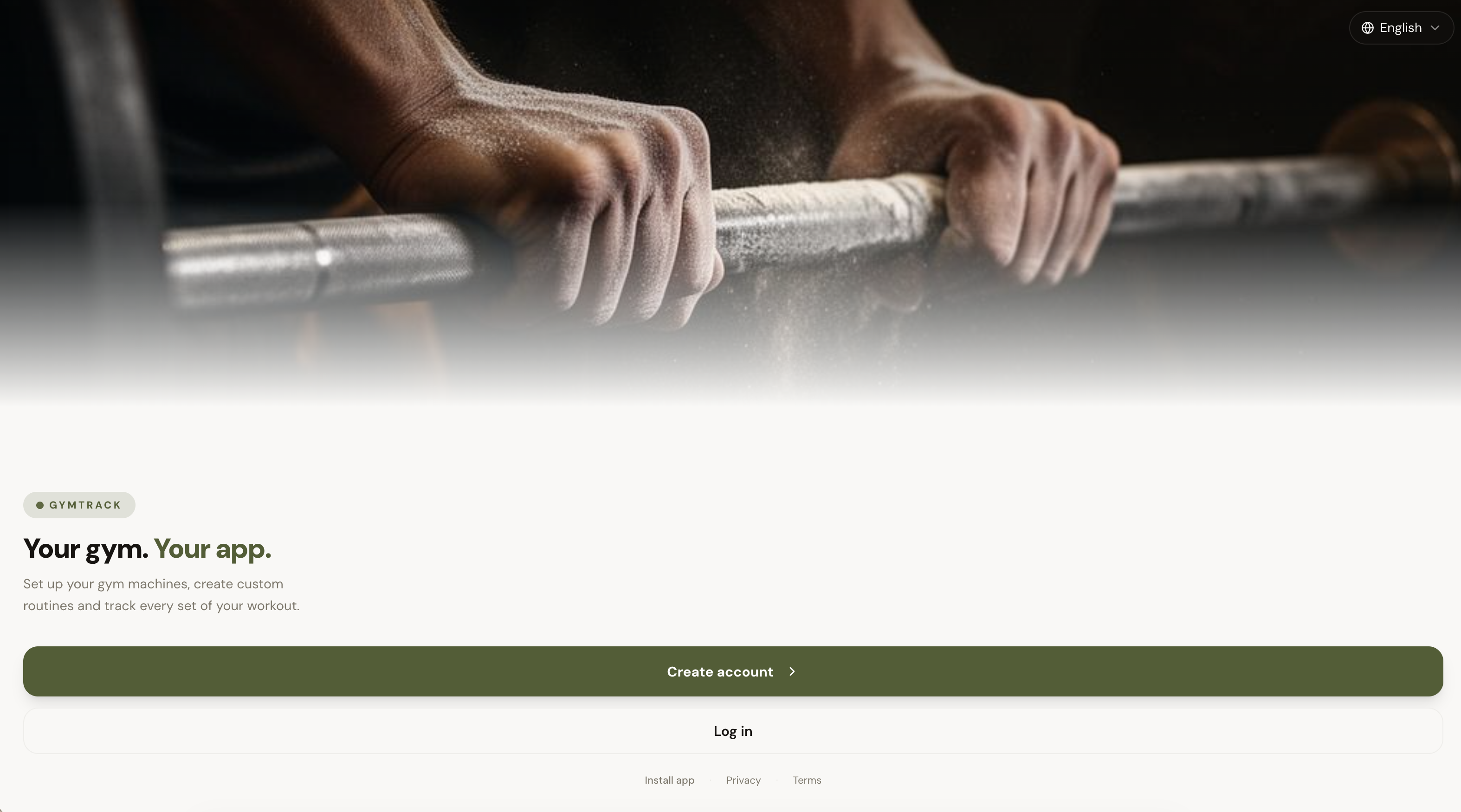 SETR Gym Tracker screenshot