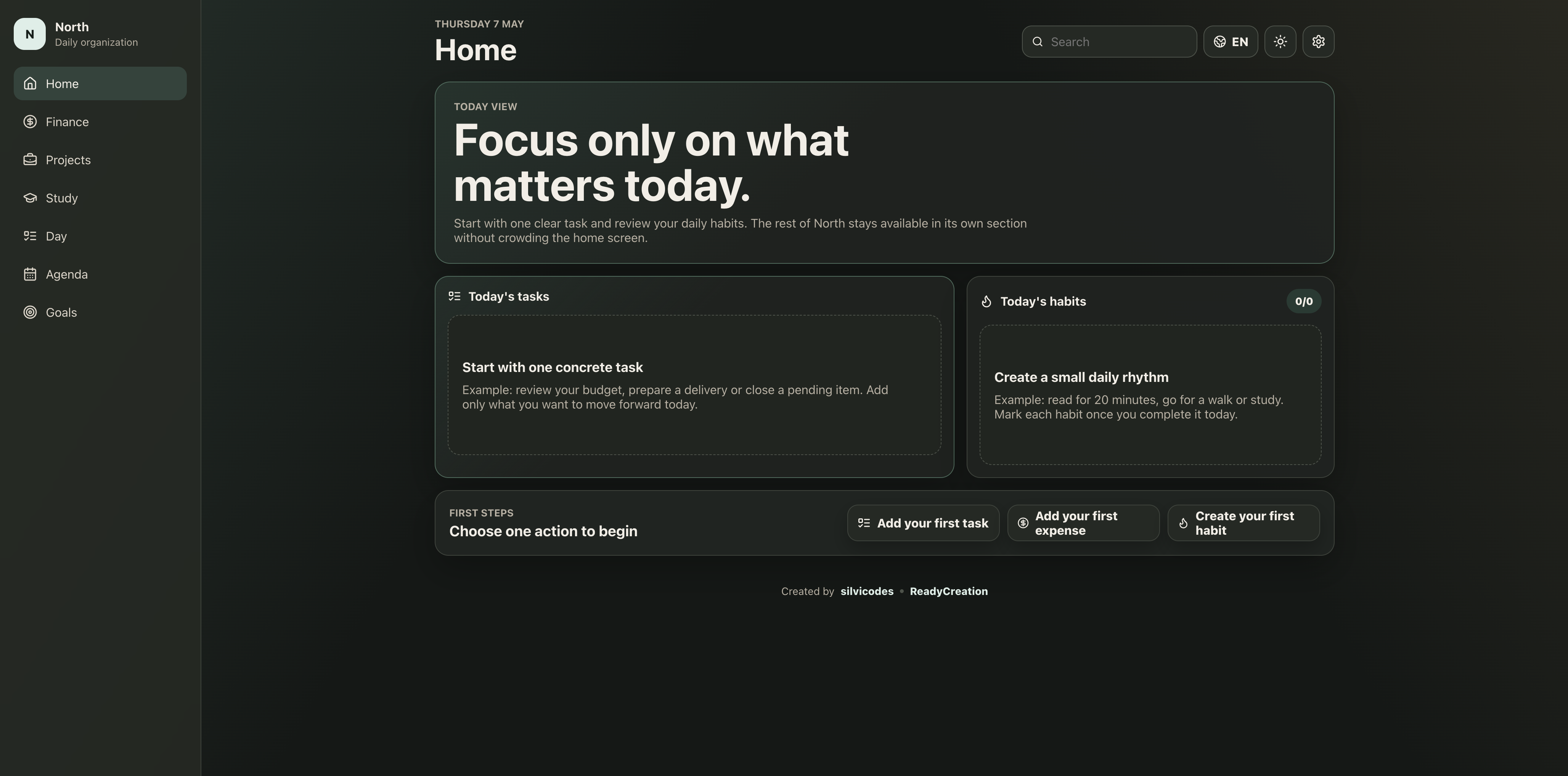 North Planner screenshot